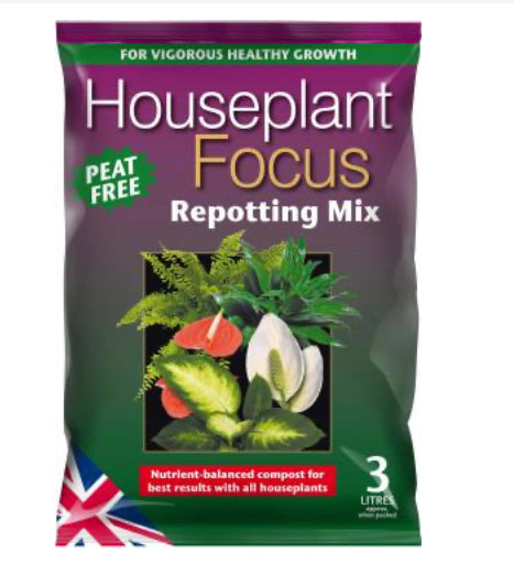 House plant repotting mix